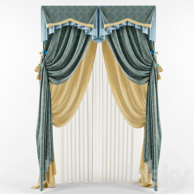 Curtains 35 3DSMax File - thumbnail 1