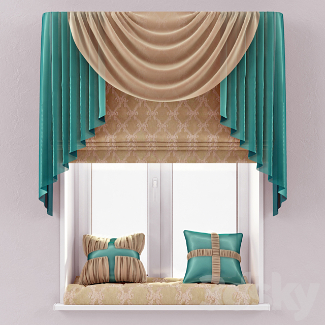 Curtains 36 3DSMax File - thumbnail 1