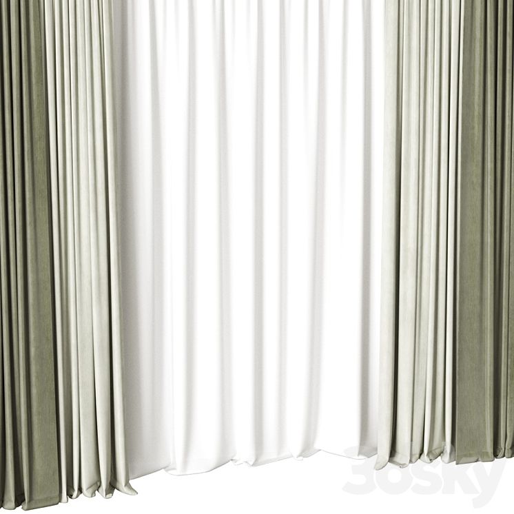 Curtains 3DS Max - thumbnail 2