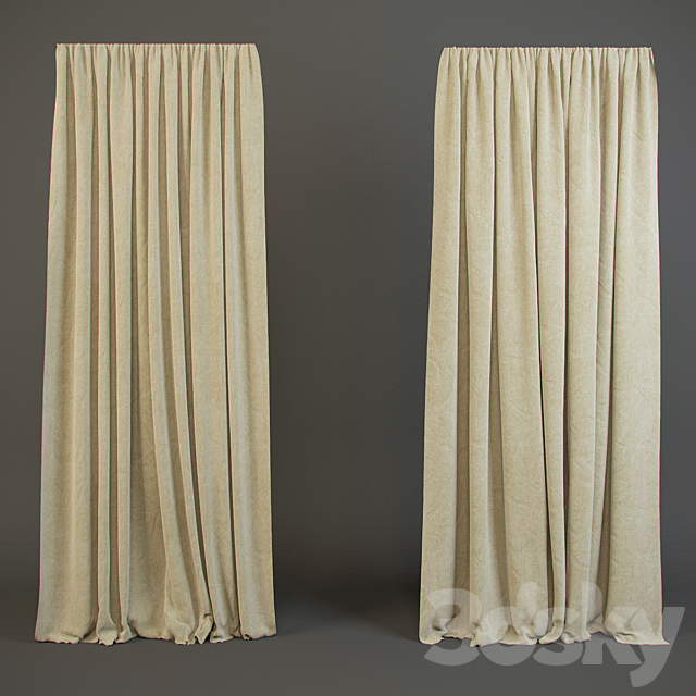 curtains 3ds Max - thumbnail 1