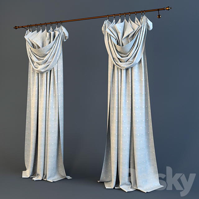 curtains 3ds Max - thumbnail 1