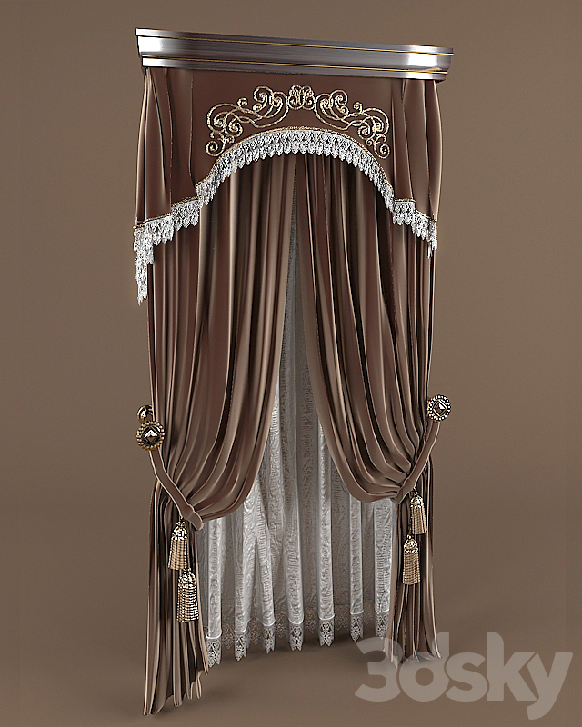 curtains 3ds Max - thumbnail 1