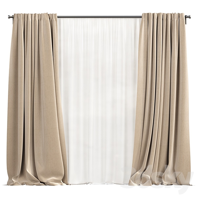 Curtains 3ds Max - thumbnail 1