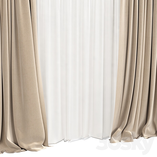 Curtains 3ds Max - thumbnail 2