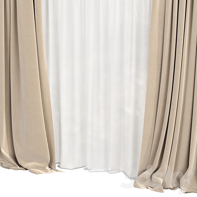 Curtains 3ds Max - thumbnail 3