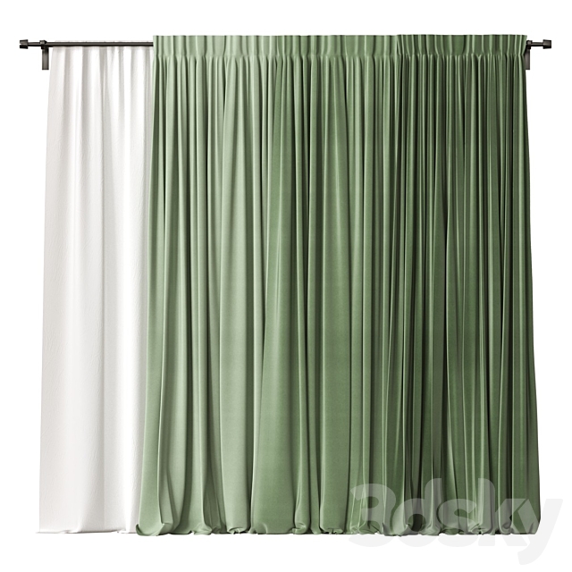 Curtains 3ds Max - thumbnail 1