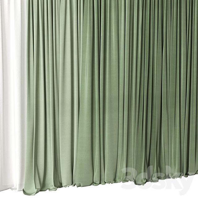 Curtains 3ds Max - thumbnail 2