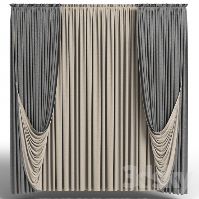 curtains 3DS Max - thumbnail 3