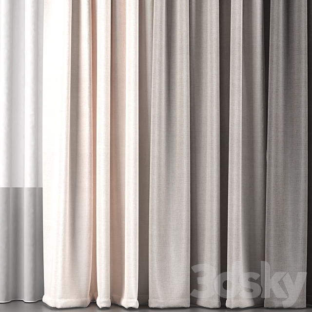 Curtains 3ds Max - thumbnail 2