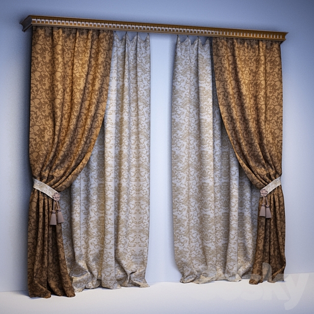 Curtains 3ds Max - thumbnail 1