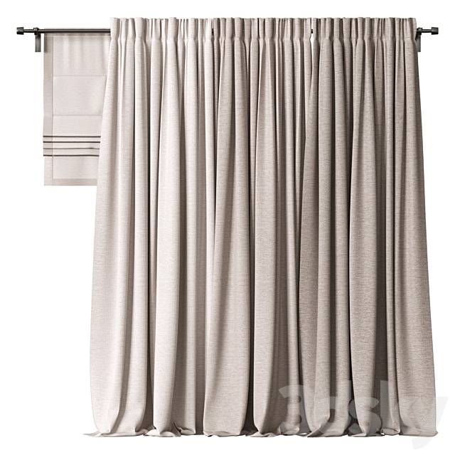 Curtains 3ds Max - thumbnail 1