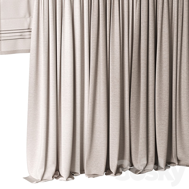 Curtains 3ds Max - thumbnail 2