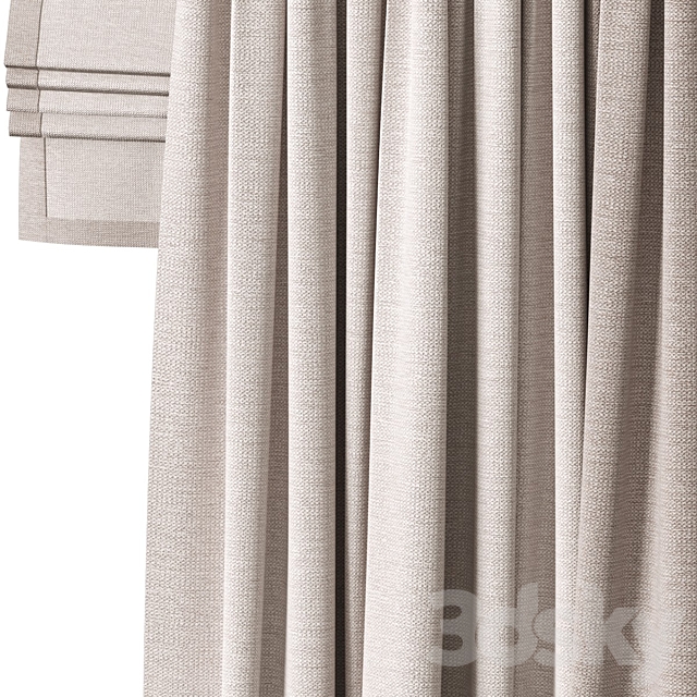 Curtains 3ds Max - thumbnail 3