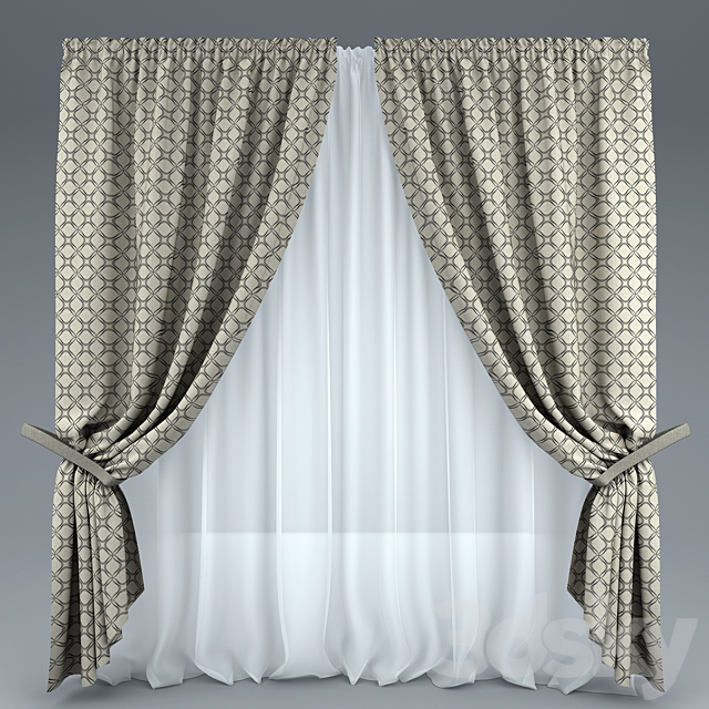 Curtains 3ds Max - thumbnail 1