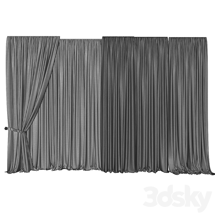 Curtains 3DS Max - thumbnail 2