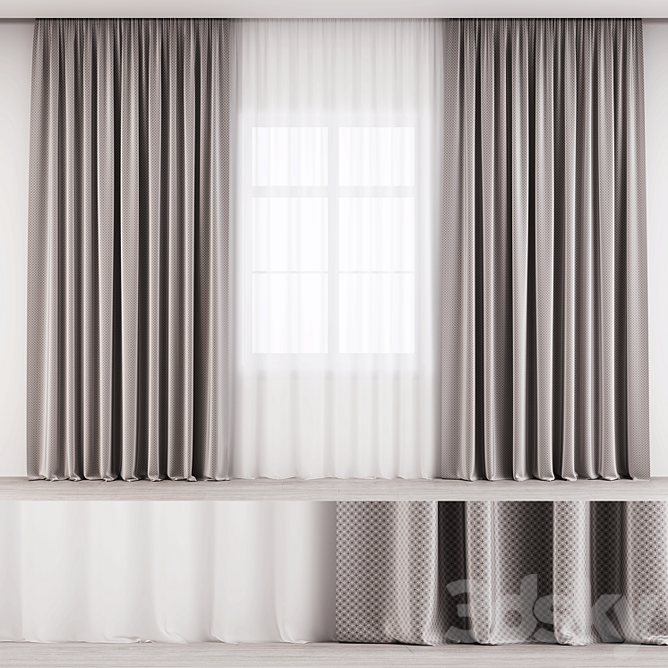 Curtains 3DS Max - thumbnail 1