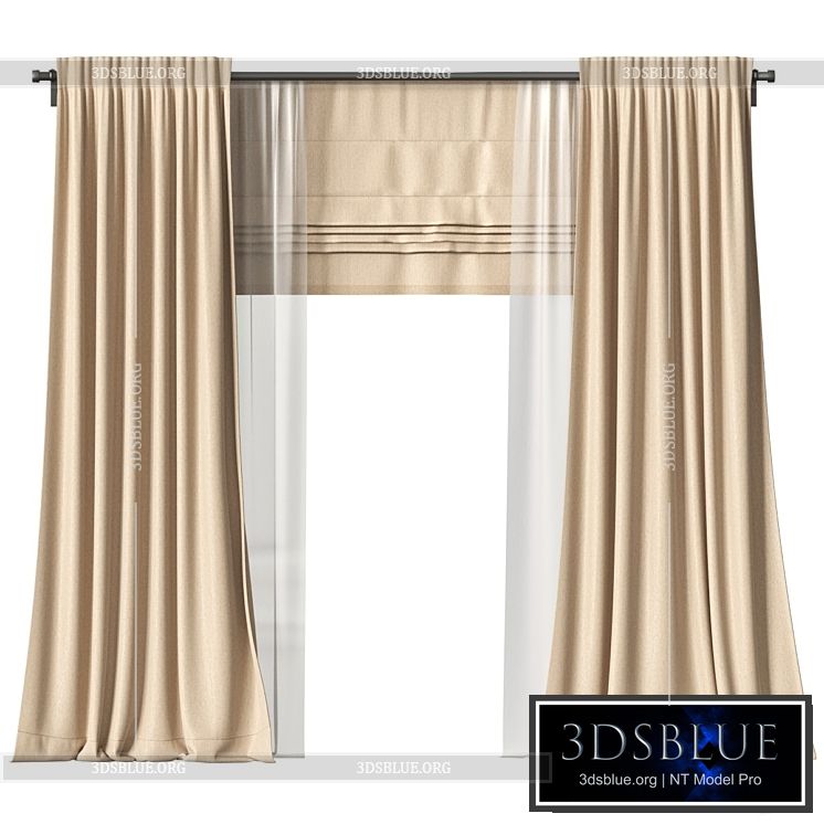 Curtains 3DS Max - thumbnail 3