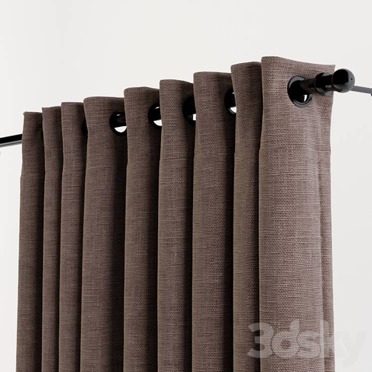 Curtains 3DS Max - thumbnail 2