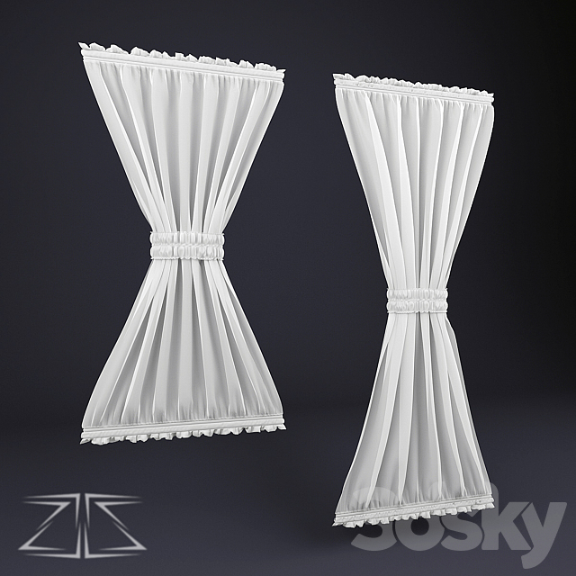 curtains 3DS Max Model - thumbnail 1