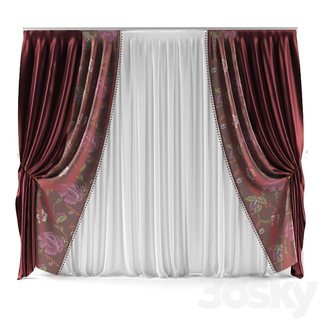 Curtains 3DSMax File - thumbnail 1