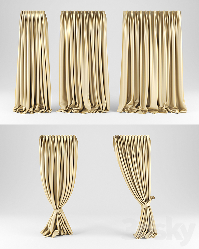 Curtains 3DSMax File - thumbnail 1