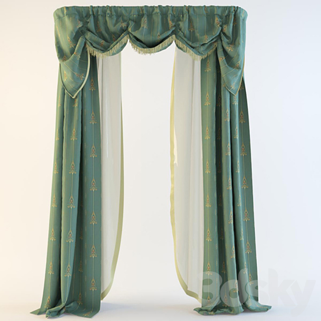 curtains 3DSMax File - thumbnail 1