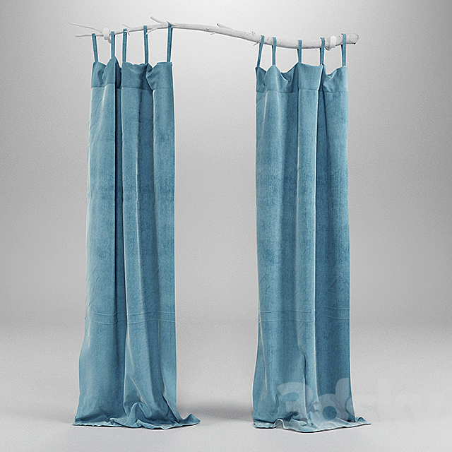 Curtains 3DSMax File - thumbnail 1