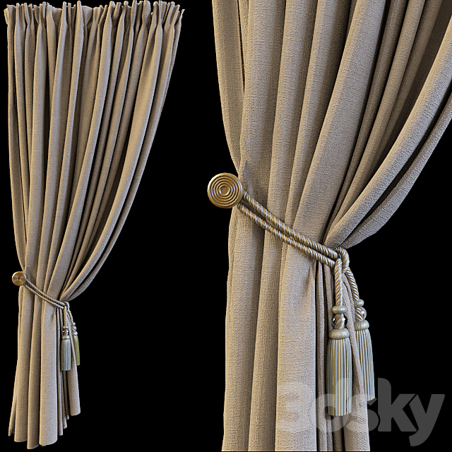 Curtains 3DSMax File - thumbnail 1