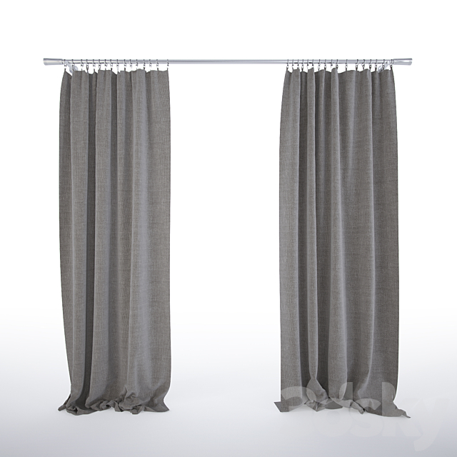 curtains 3DSMax File - thumbnail 1