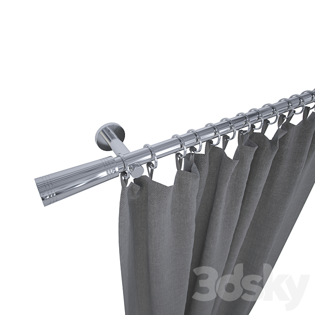 curtains 3DSMax File - thumbnail 2