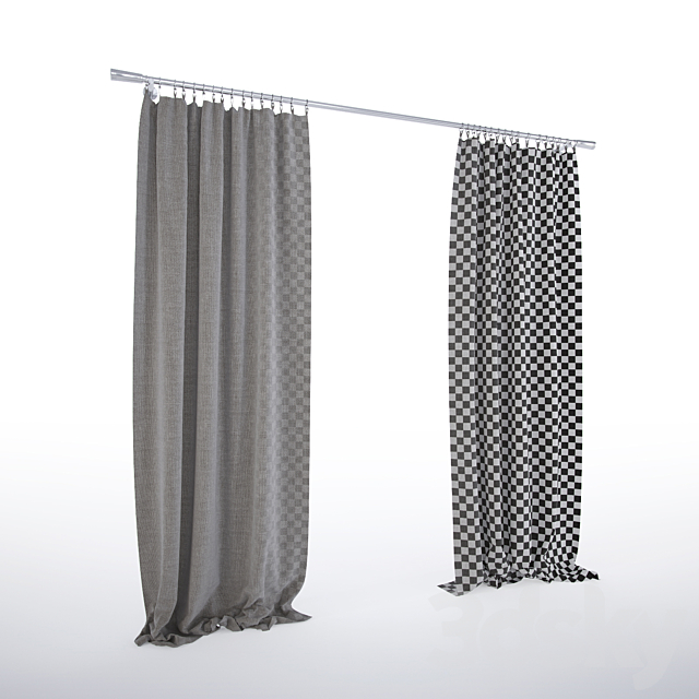 curtains 3DSMax File - thumbnail 3