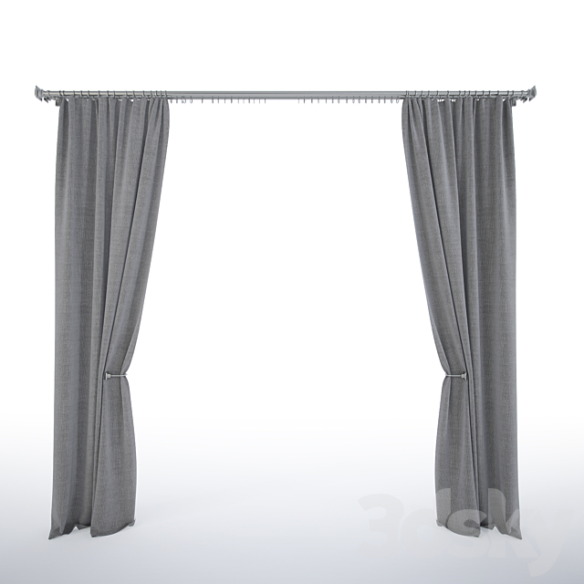 curtains 3DSMax File - thumbnail 1