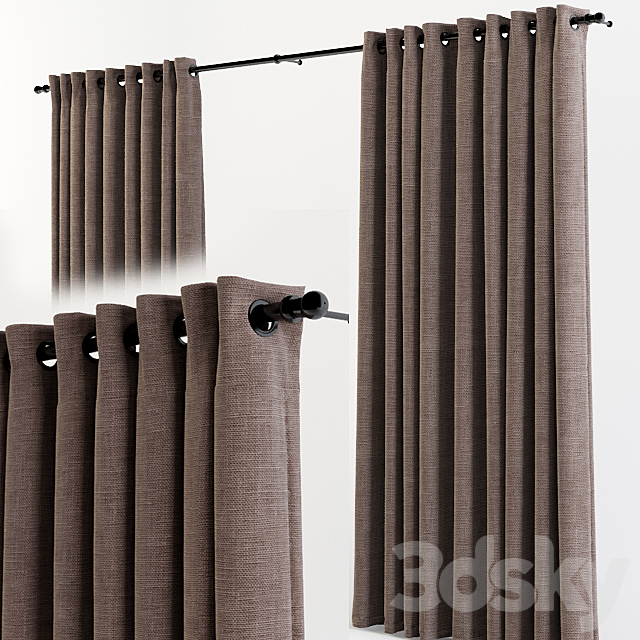 Curtains 3DSMax File - thumbnail 1