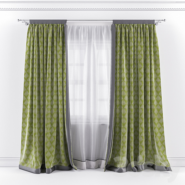 Curtains 3DSMax File - thumbnail 1