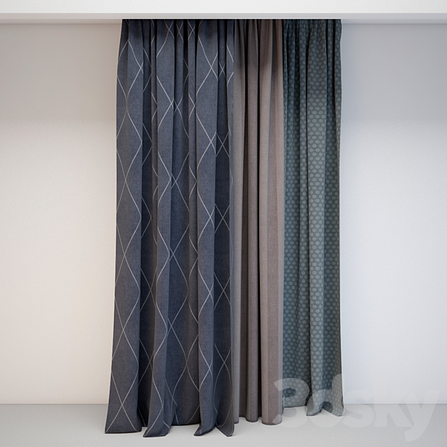 Curtains 3DSMax File - thumbnail 1