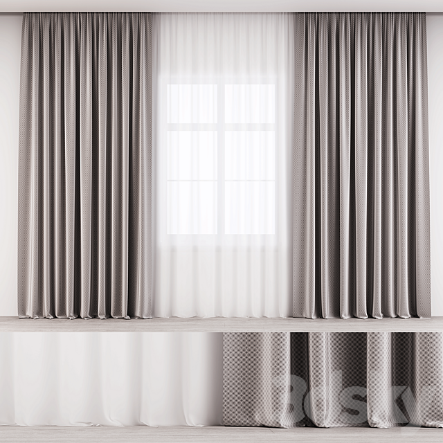 Curtains 3DSMax File - thumbnail 1