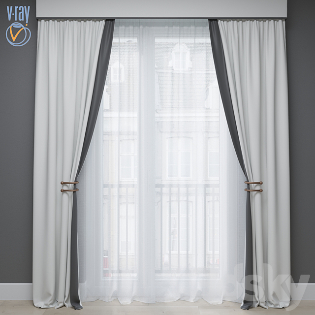 Curtains 3DSMax File - thumbnail 1