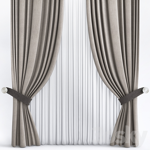 Curtains 3DSMax File - thumbnail 1