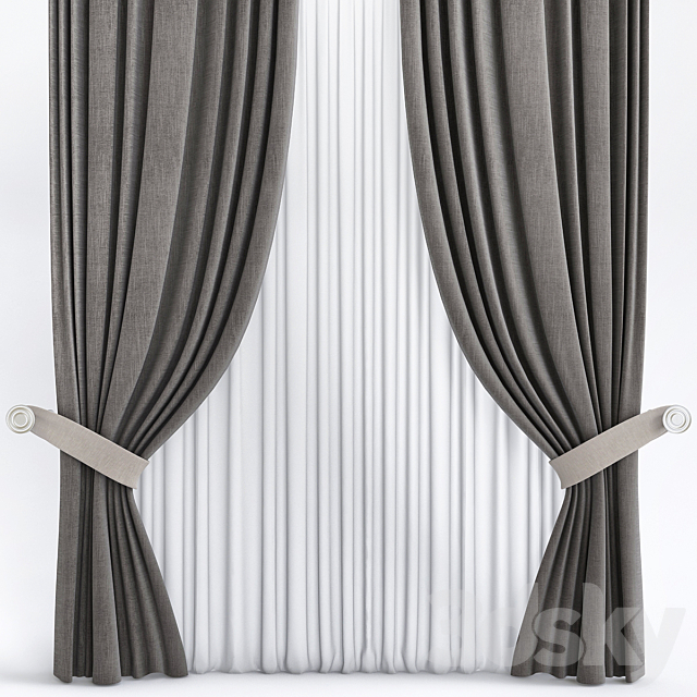 Curtains 3DSMax File - thumbnail 2