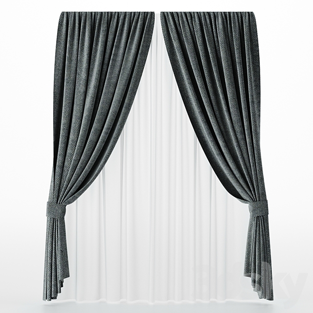 curtains 3DSMax File - thumbnail 1