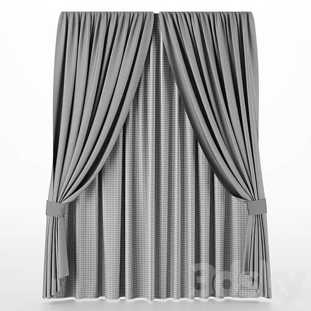 curtains 3DSMax File - thumbnail 2