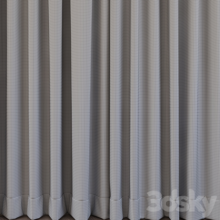 Curtains 4 3DS Max - thumbnail 2