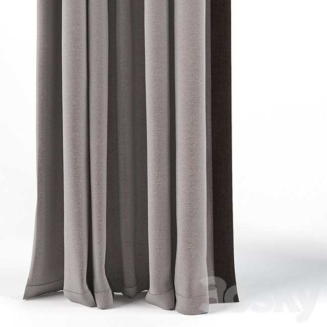 Curtains 42 3ds Max - thumbnail 3