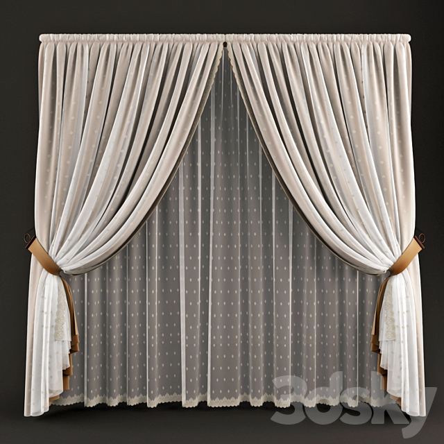 Curtains 42 3DSMax File - thumbnail 1