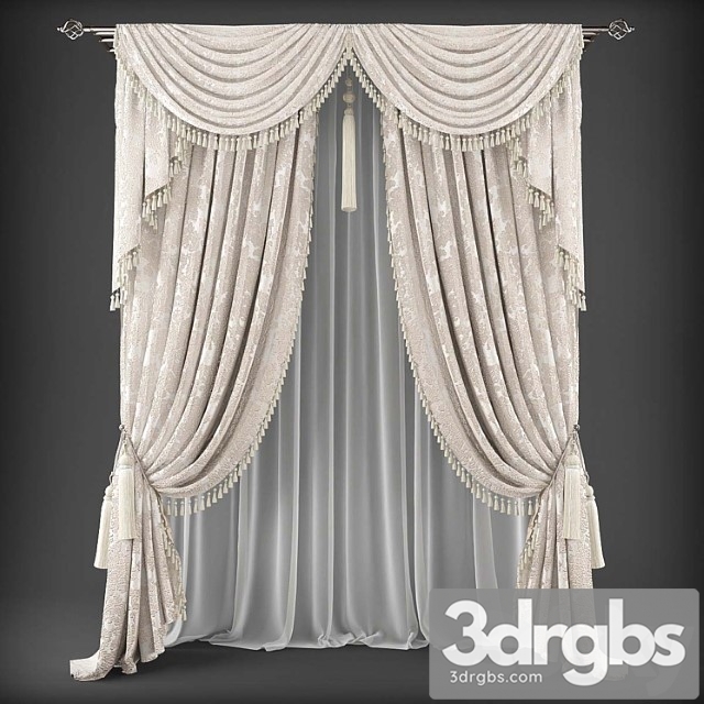 Curtains 483 3dsmax Download - thumbnail 1