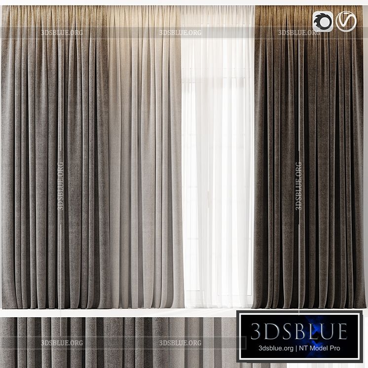 Curtains 49 3DS Max - thumbnail 3