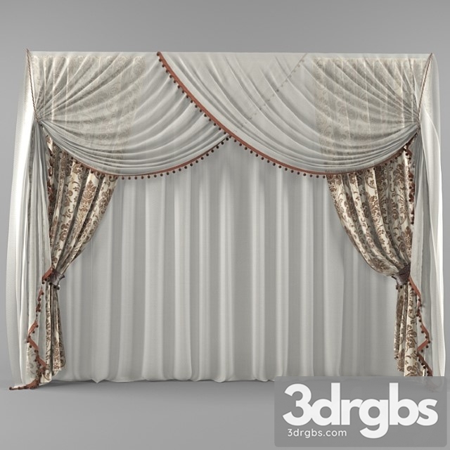 Curtains 5 2 3dsmax Download - thumbnail 1