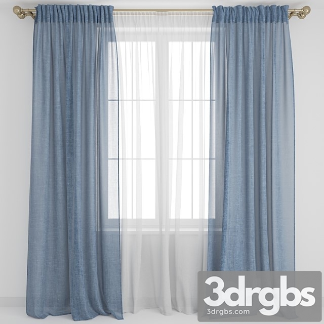 Curtains 5 4 3dsmax Download - thumbnail 1