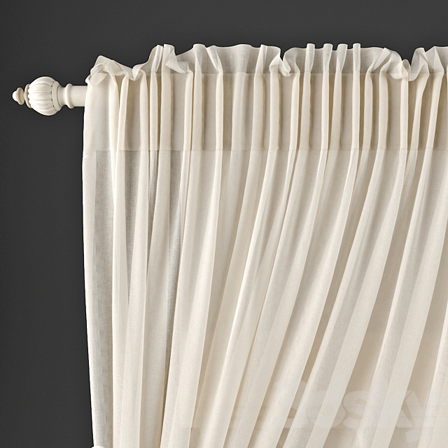 Curtains 50 3DSMax File - thumbnail 2