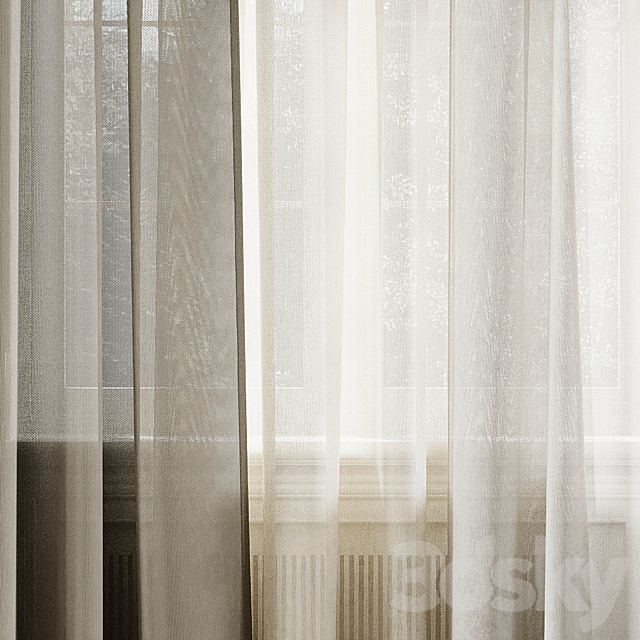 CURTAINS 548C 3DS Max Model - thumbnail 2